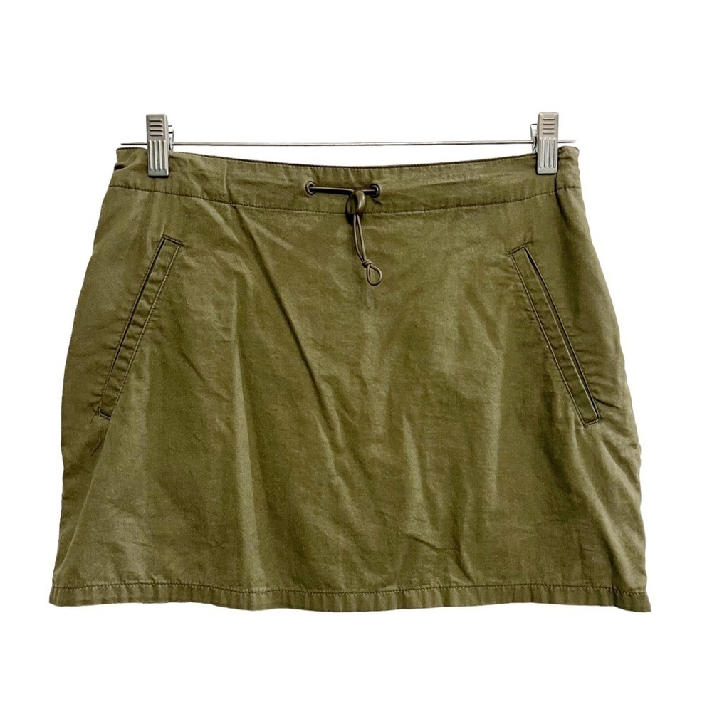 Y2K Express vintage mini skirt size S high waist army green
